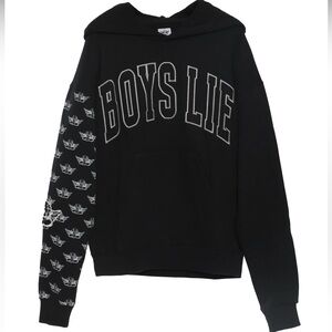 Boys Lie Cool Coal Racer Hoodie